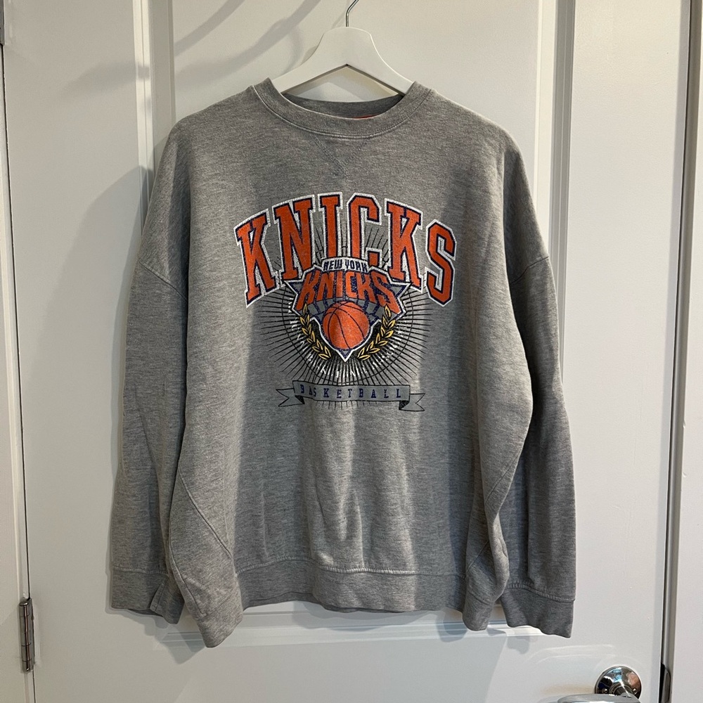 Unisex New York Knick’s basketball crewneck